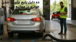 ۱۰ دلیل رایج برای رد شدن خودرو در معاینه فنی